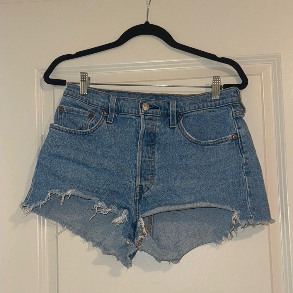 Classic Blue Denim Women's Shorts